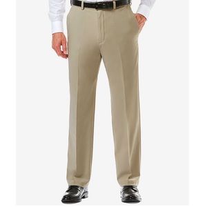 NWT Men’s Haggar H26 Tan Performance Classic Slacks